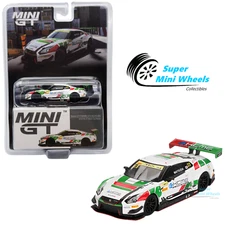 Mini GT 1:64 Nissan GT-R NISMO GT3 #23 KCMG 2018 FIA GT World Cup Macau #593