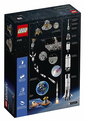 🔥 LEGO 21309 92176 Ideas NASA Apollo Saturn V -OPEN BOX, BAG