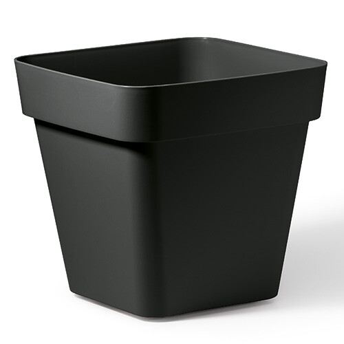 VASO DA GIARDINO CIOTOLA NAXOS 40 CM CON SOTTOVASO -Terracotta Avana - Terracotta - Bronzo - Foto 9