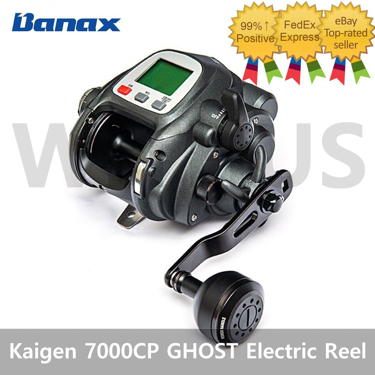Banax Kaigen 7000CP GHOST Electric Reel Big Game Jigging Fishing Dial Reels_