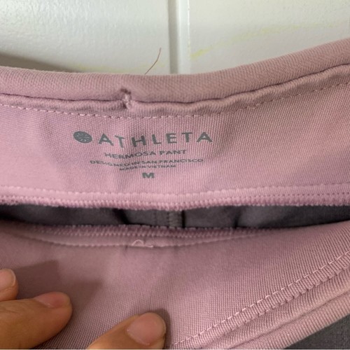 Pantalón Athleta Hermosa Color Block Acampanado Piernas Talla Mediana - Imagen 6 de 9