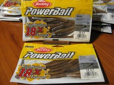 2 Packs Berkley Soft Fishing PowerBait 3" Split Tail Minnow Smelt PBBMW3-SMLT