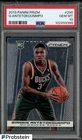 2013 Panini Prizm #290 Giannis Antetokounmpo Bucks RC Rookie PSA 10 GEM MINT