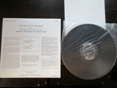 Bud Lavin Quartet Around The World 80 Days Japan Vinyl LP Jazz