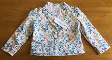 Janie and Jack Blazer Girls Size 18-24M 1-Button Multicolor Floral Jacket
