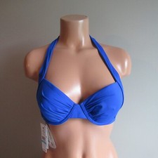 Tommy Bahama Pearl Solids UW Full Cvg Molded Cup Swim Top Beach Glass 32C NWT