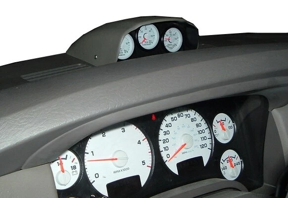 Medidor automático triple calibre pod tablero 2-1/16" para 02-07 Dodge RAM 1500 2500 3500 Foto 2 de 2