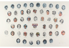 Nascar's 50 Greatest Drivers Signed/Autographed Lithograph, Press Pass