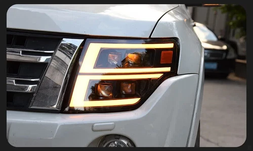 2X Faro proiettore anteriore dinamico led per mitsubishi pajero montero v93 v97 2009-2021 - Foto 14 di 19