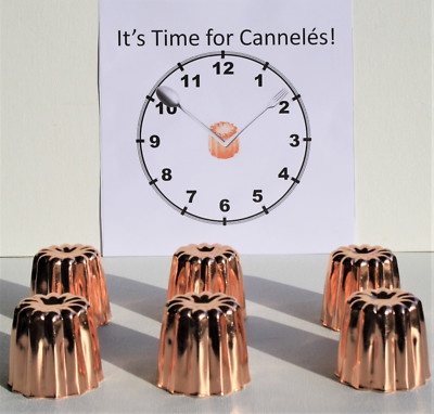 Set of 6 Copper Cinnamon Molds for Cakes and Food