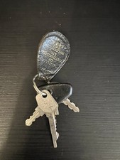 Vintage Citroen Car Keys With Key Ring Door Glove Box Ignition Key Ref2