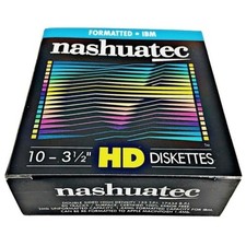 Nashuatec 3.5" IBM Formatted HD Diskettes - 10 Pack - Brand NEW