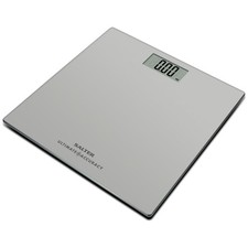 Image of Salter Digital Bathroom Scales Ultimate Accuracy Glass LCD Silver 150kg Open Box