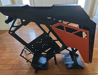Cougar Conquer ATX Mid Tower Gaming Case - Orange - Rare