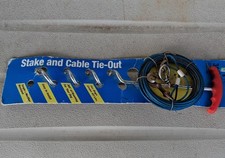 30-foot dog stake and cable tie-out set. See Full Description.