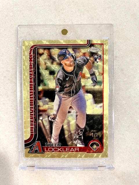 2025 Topps Chrome Update Tyler Locklear Superfractor RC 1/1 USC80 Diamondbacks