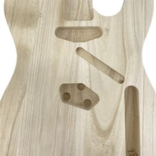 DIY electric paulownia Guitar body Bolt on heel unfinished Ultra-Lightweight Pa