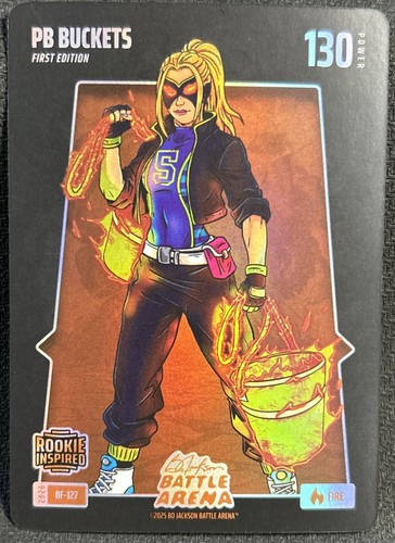 2026 Bo Jackson Battle Arena Paige Bueckers PB BUCKETS Fire Battlefoil Rookie RC