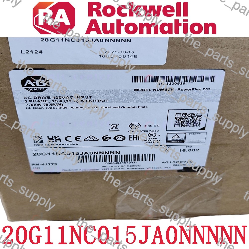 20G11NC015JA0NNNNN PowerFlex Air Cooled 755 AC Drive AB