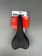 Charge Spoon Bike Saddle Black Sport Plus Memory-Foam Bike Seat