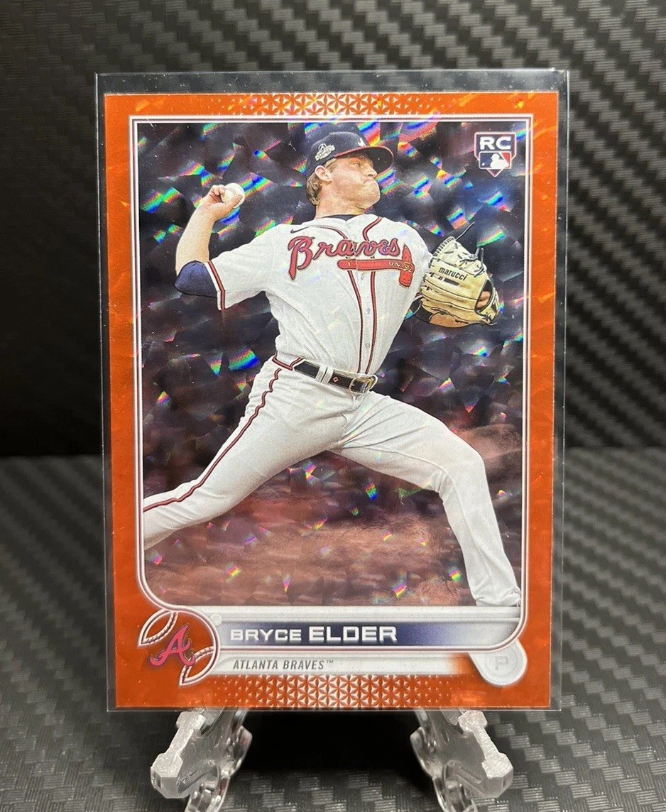 2022 Bryce Elder #US52 Orange Foil /299 (RC) Atlanta Braves