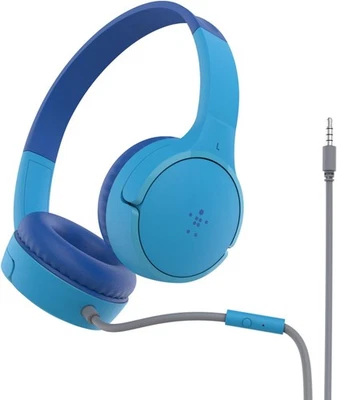 Belkin SoundForm Mini Wired Headphones (for Kids, Over-ear, Built-in Mic, Online - Photo 1/4