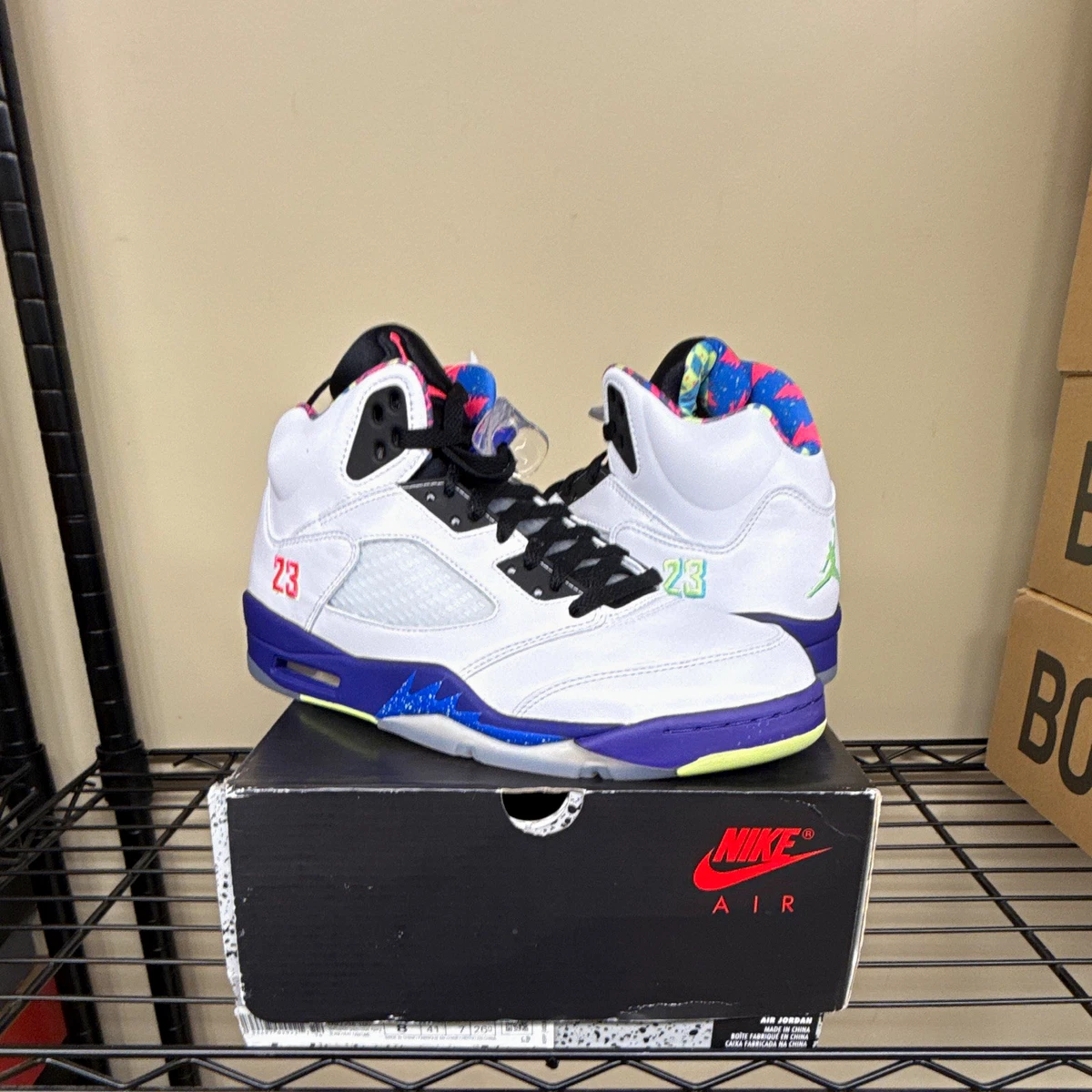 25+ Jordan 5 Retro Alternate Bel-Air Court Purple Ghost Green