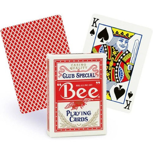 BICYCLE DOUBLE FACE NO BACK STANDARD MAGIC TRICKS CARDS DECK USPCC RED NEW