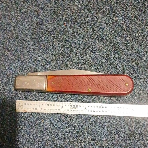 Camillus Vintage USA Folding Pocketknife plastic Handle SS Clip Point Slipjoint - product listing photo