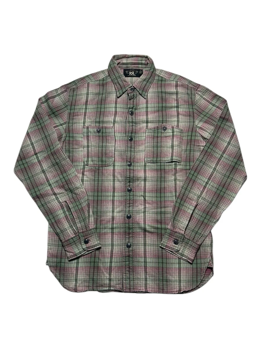 トップス 1990s RRL Flannel Work Shirt トップス 1990s RRL Flannel Work Shirt 1990s RRL Flannel Work Shirt