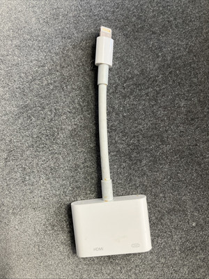 Lightning to HDMI Adapter, Lightning to HDMI Digital AV Adapter with port