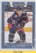 2017-18 Upper Deck Compendium Blue Jordan Schroeder #663 READ b7z