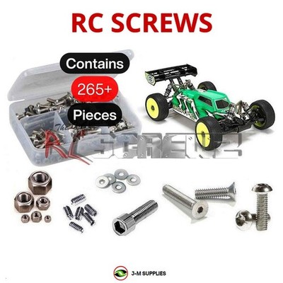 RCScrewZ Metric Stainless Screw Kit los086m for TLR 8IGHT-E 4.0 (TLR04004) | KIT