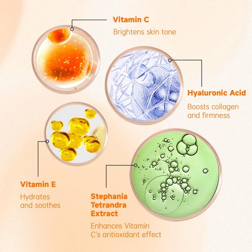 VGO Vitamin C Vitamin E Gesichtsserum 60ml/2,02oz - Bild 2 von 8