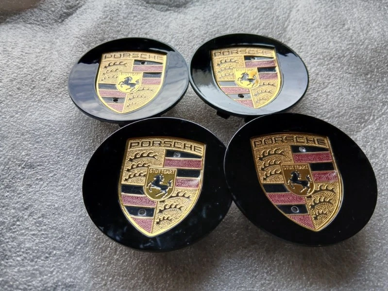 Комплект из 4 классических колпаков ступицы Porsche 76 мм (2,99 дюйма) подходит для большинства оригинальных колес Porsche - Изображение 3 из 4