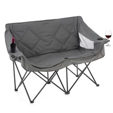 ARROWHEAD OUTDOOR Portable Folding Double Duo Camping Chair Loveseat