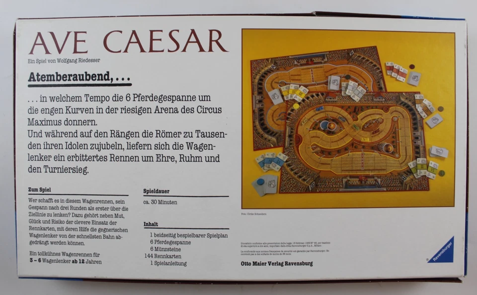 Ave Caesar, Ravensburger, 1989 - Bild 2 von 4