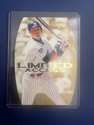 DEREK JETER 1998 Skybox Circa Thunder #8 LIMITED ACCESS DIE-CUT YANKEES / Mint