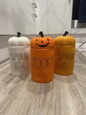 Set Of 3 Rae Dunn Halloween/Autumn Candles