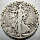 1916  WALKING LIBERTY HALF DOLLAR   FINE   KEY DATE  #2016