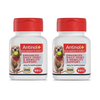 Antinol Plus Mobility Hip and Joint Supplement for Dogs Green Lipped Mussels and