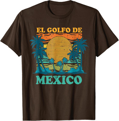 El Golfo De Mexico Retro Vintage Beach Lover Present Unisex T-Shirt