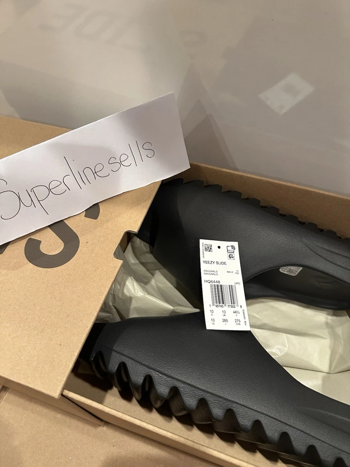 Adidas Yeezy Slide Onyx Size 10 (100% AUTHENTIC | BRAND NEW | FAST SHIPPING) - Image 2 of 3