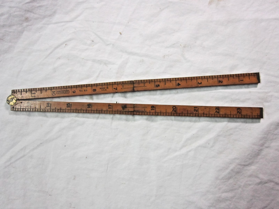 G Fold Ruler Vintage Stanley #66 24