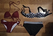 Womens Medium Swimsuits( Set Of 2 )