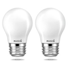 2W LED Bulb Equivalent 25 Watt Light Bulbs, Dimmable, Soft White 2700K, E26 B...