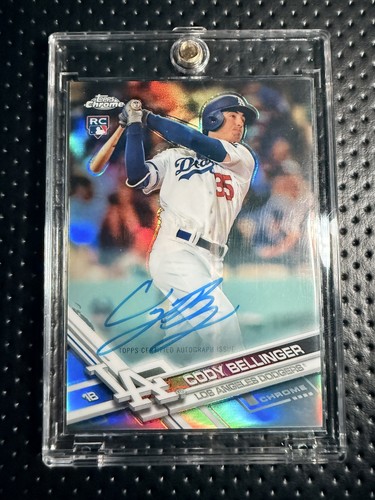 Cody Bellinger [Autograph] #HMT10 2017 Topps Chrome Update card