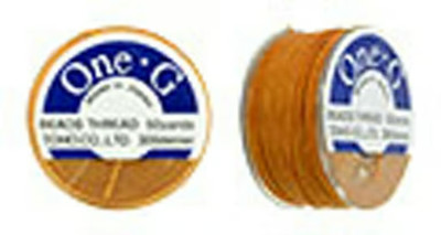 50 yard Toho Orange One G fray Free Beading thread