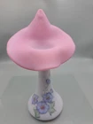 Fenton Art Glass Hand Painted Limited 2000 Blue Burmese Tulip Vase