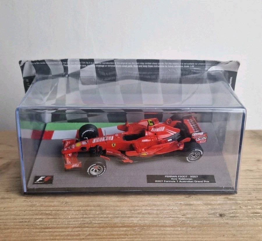 Panini Ferrari F2007 Kimi Räikkönen 1:43 f1 2007 World Champion